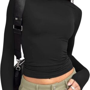 Limited time deal  savings-20% Trendy Queen Womens Long Sleeve T Shirts Fall Fashion 2025